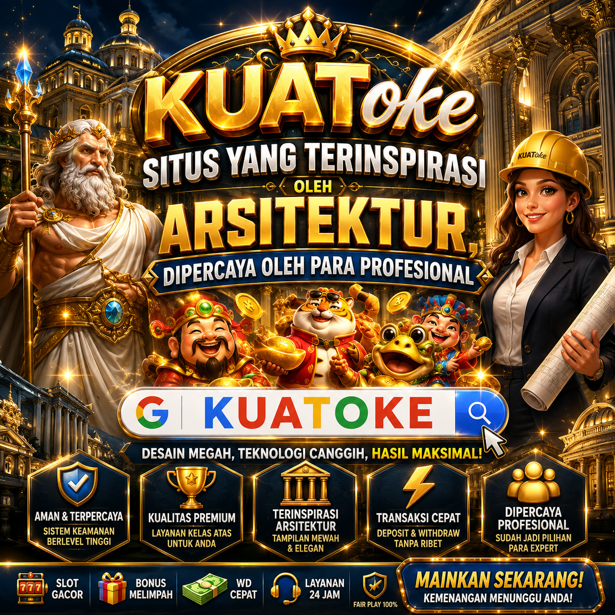 Kuatoke Professional Gaming Platform Interface